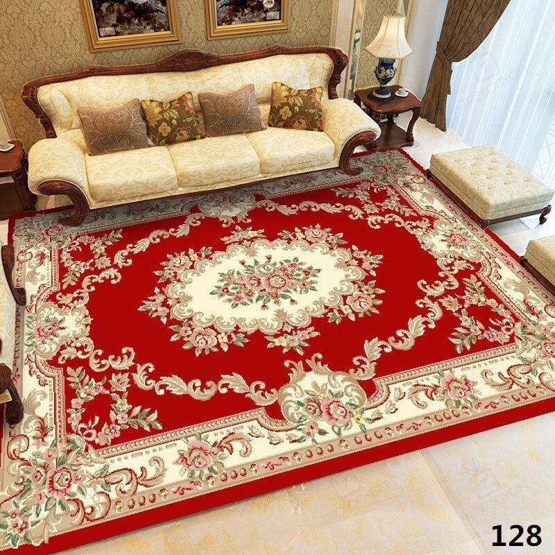 European Style Floral Rectangle Rug Decor Area Rugs For Living Room Bedroom Kitchen Rugs Home Carpet Flooring TTG013197
