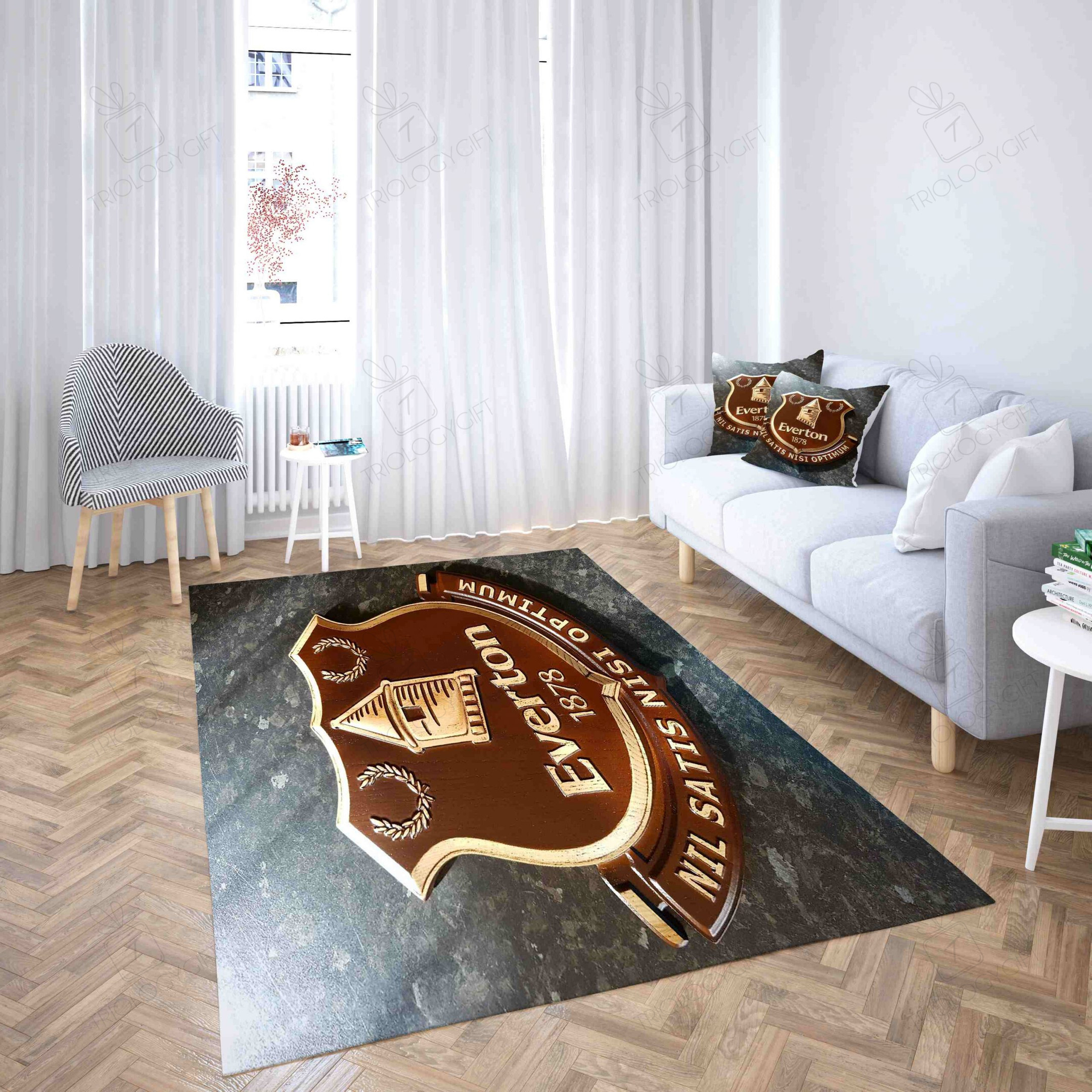 Everton Football Club Rectangle Rug Decor Area Rugs For Living Room Bedroom Kitchen Rugs Home Carpet Flooring TTG013213