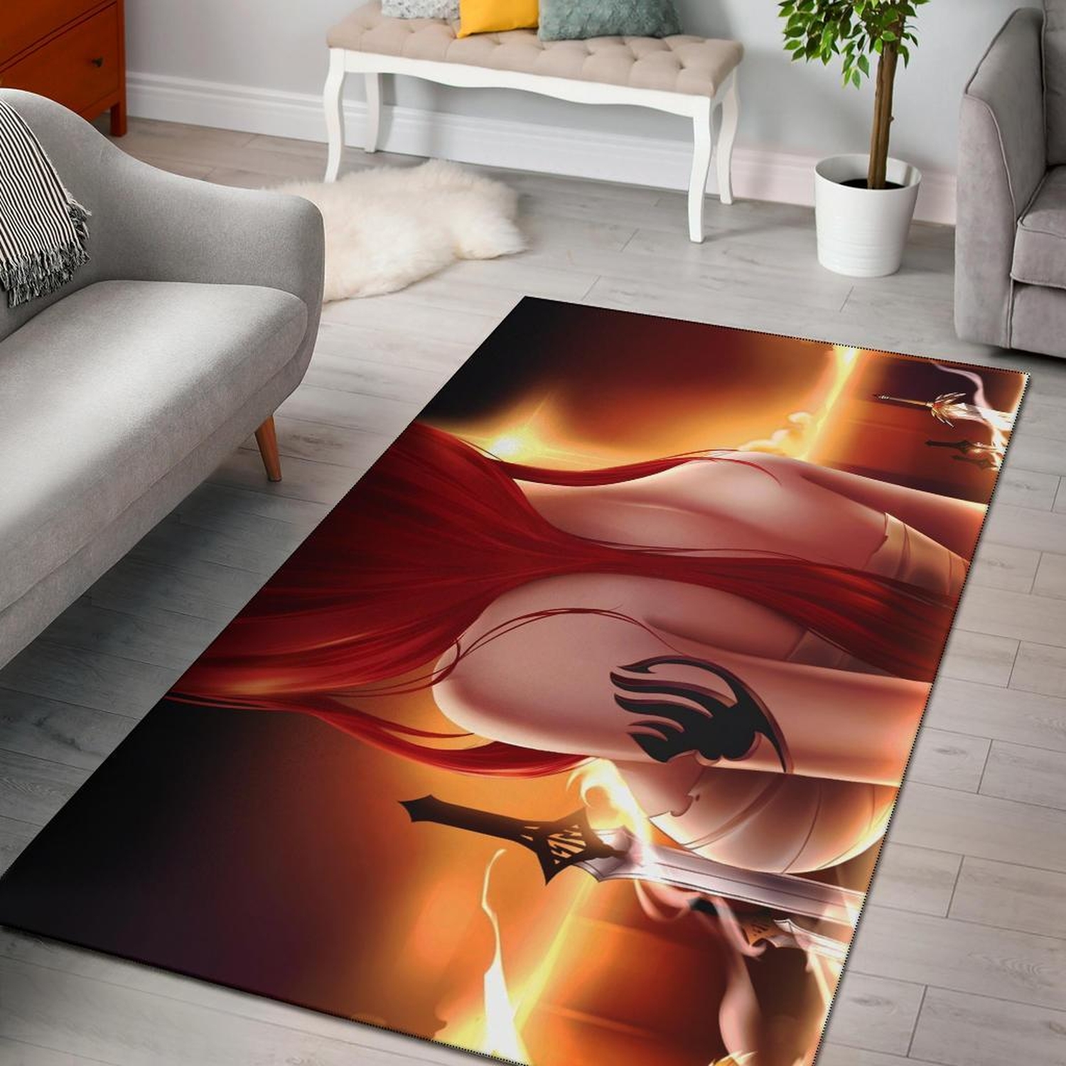 Fairy Tail Area Rug - Unique Anime Apparel for Fans