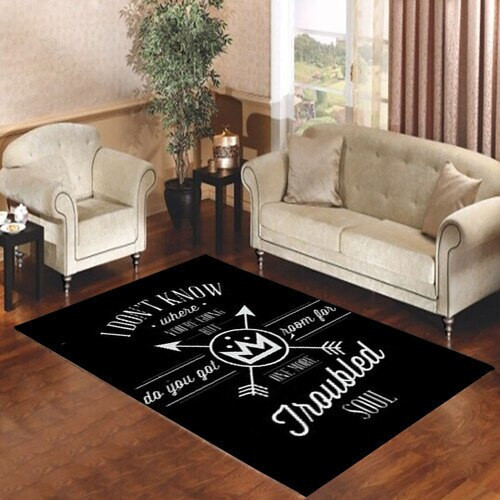 Fall Out Boy Alone Together Lyric Rectangle Rug Decor Area Rugs For Living Room Bedroom Kitchen Rugs Home Carpet Flooring TTG013302