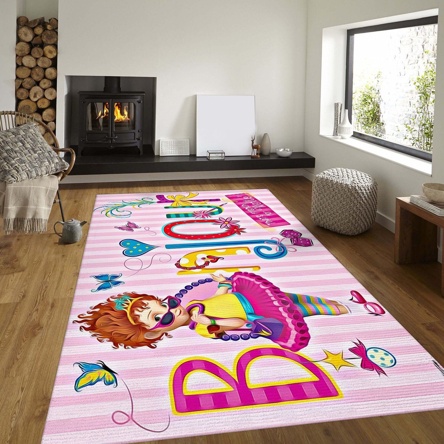 Fancy Nancy Rug - Unique Anime Apparel for Fans