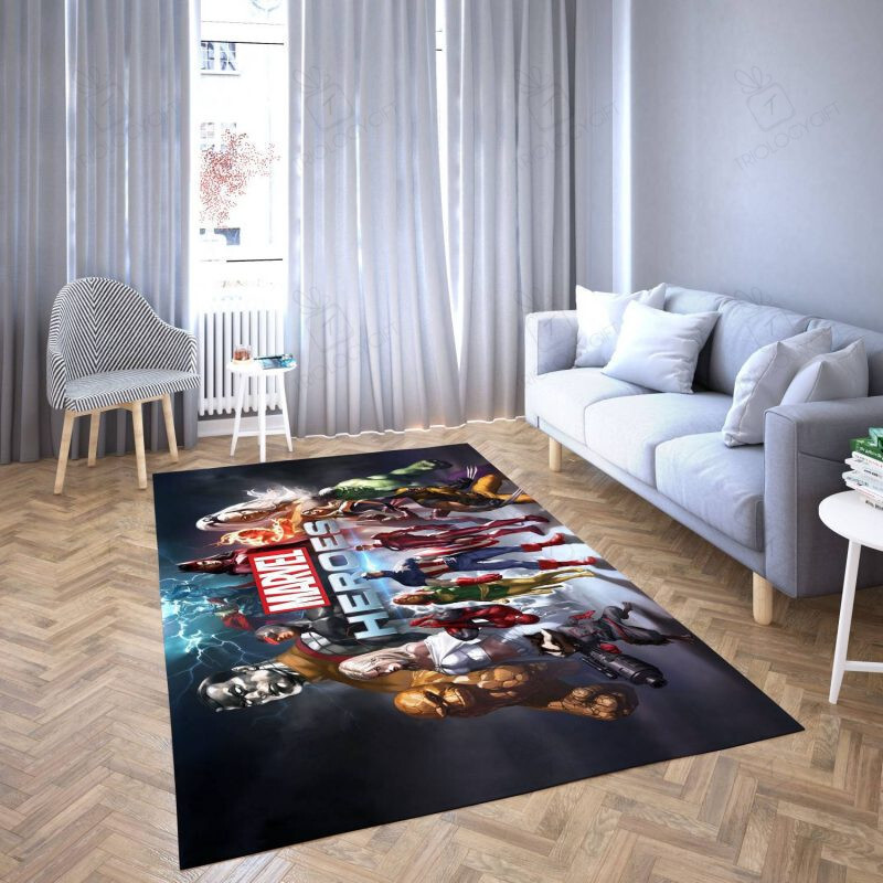 Fantasy AvengeTTG All Hero 41 Rectangle Area Rugs Carpet For Living Room, Bedroom, Kitchen Rugs, Non-Slip Carpet Rp121876