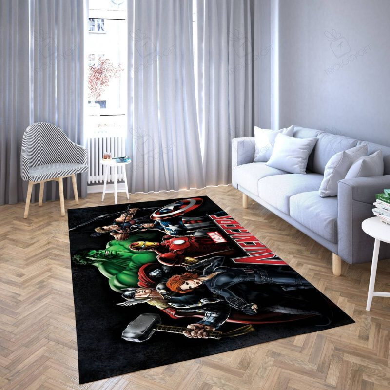 Fantasy AvengeTTG All Hero 45 Rectangle Area Rugs Carpet For Living Room, Bedroom, Kitchen Rugs, Non-Slip Carpet Rp121878
