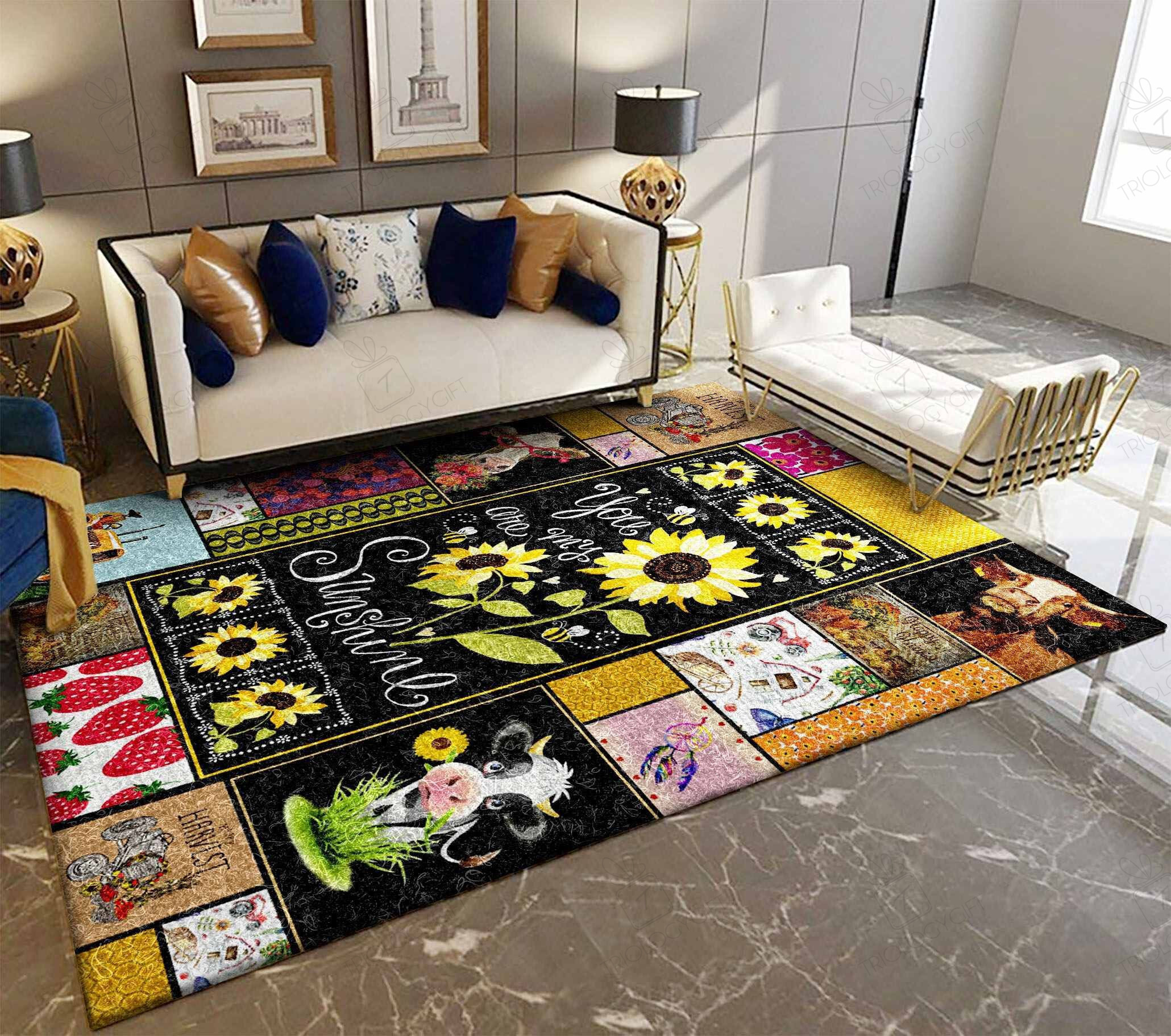 Farm Rectangle Rug Decor Area Rugs For Living Room Bedroom Kitchen Rugs Home Carpet Flooring TTG013355