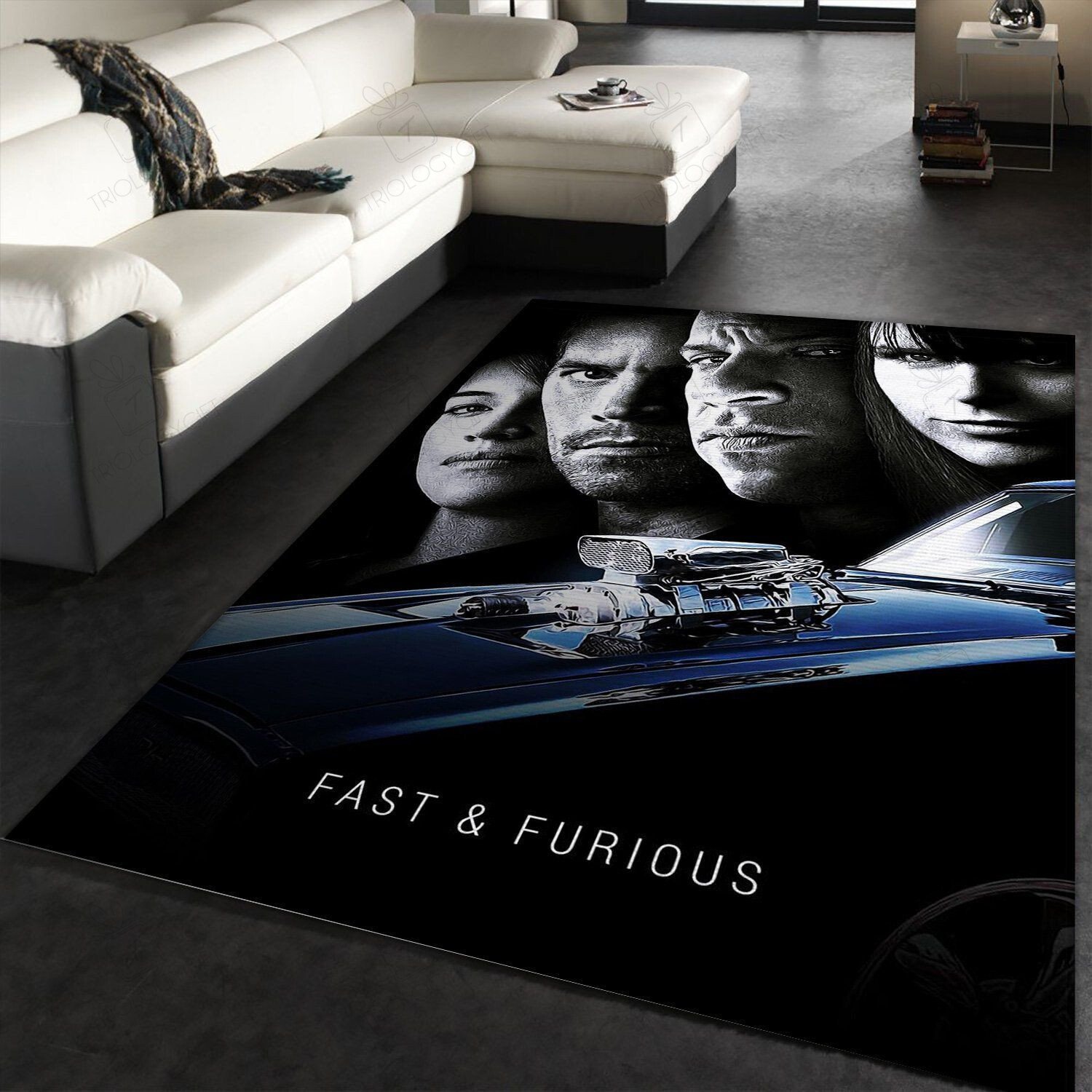 Fast And Furious Movie Rectangle Rug Decor Area Rugs For Living Room Bedroom Kitchen Rugs Home Carpet Flooring TTG013371