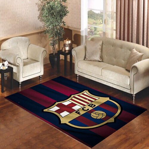 Fcb Cloth Logo Rectangle Rug Decor Area Rugs For Living Room Bedroom Kitchen Rugs Home Carpet Flooring TTG013387