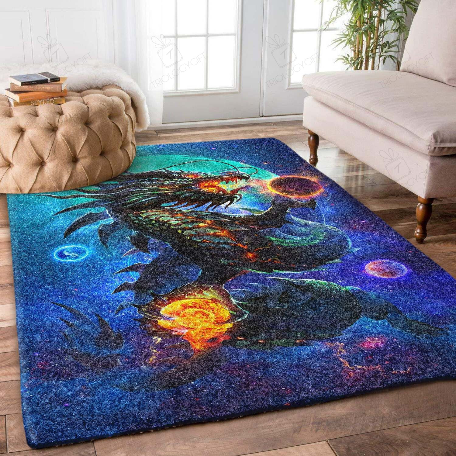 Felacia Dragon Vdr Rectangle Rug Decor Area Rugs For Living Room Bedroom Kitchen Rugs Home Carpet Flooring TTG013414