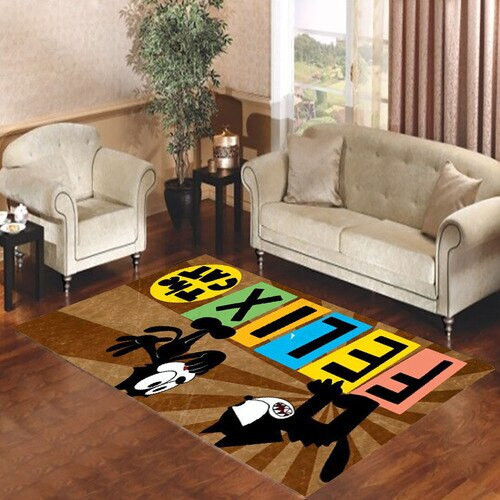 Felix The Cat 2 Rectangle Rug Decor Area Rugs For Living Room Bedroom Kitchen Rugs Home Carpet Flooring TTG013421