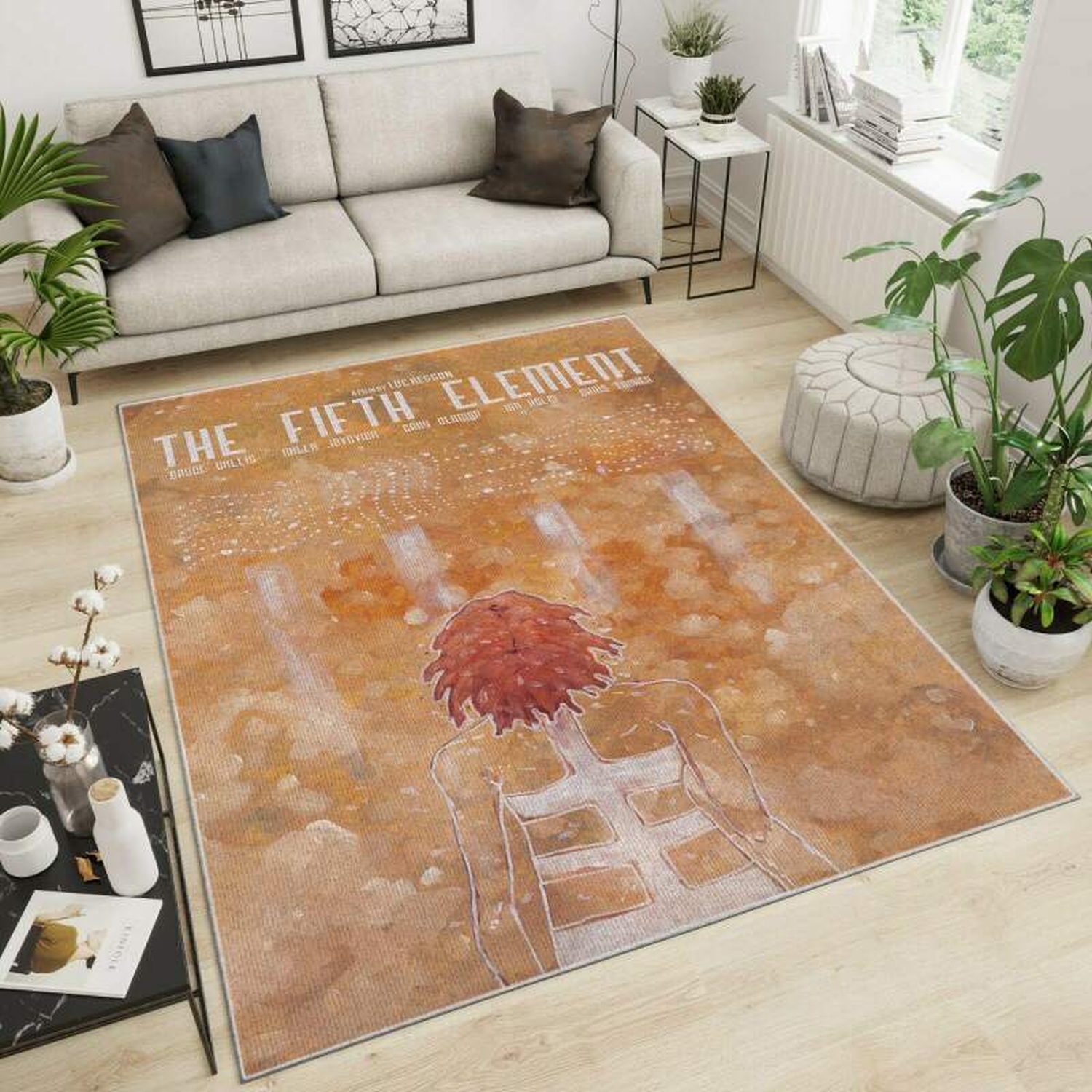 Fifth Element Area Rug - Unique Anime Apparel for Fans