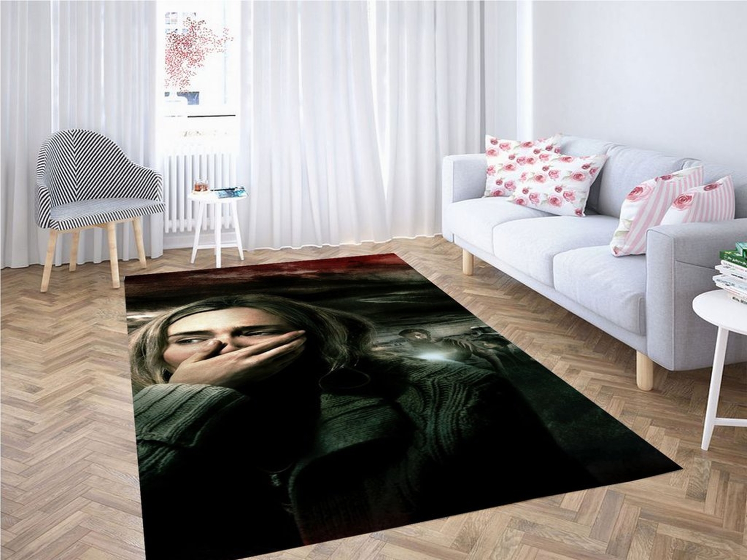 Film A Quiet Place Living Room Modern Carpet Rug - Unique Anime Apparel for Fans