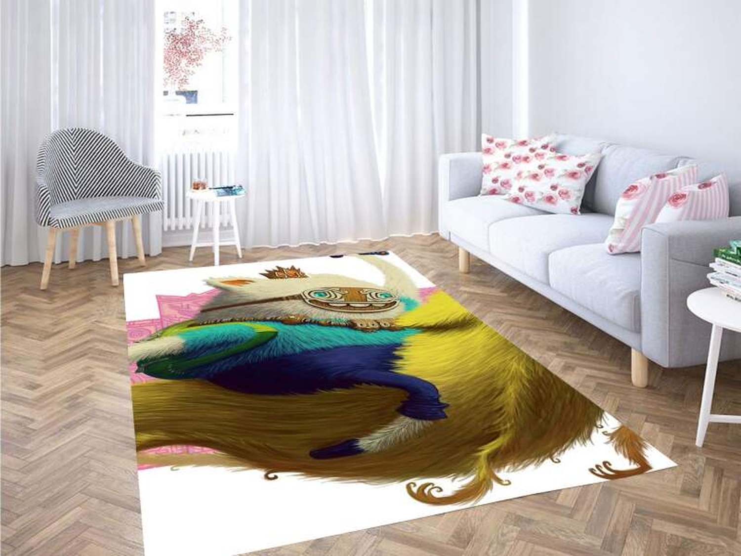 Finn And Jack 3d Adventure Tme Carpet Rug - Unique Anime Apparel for Fans