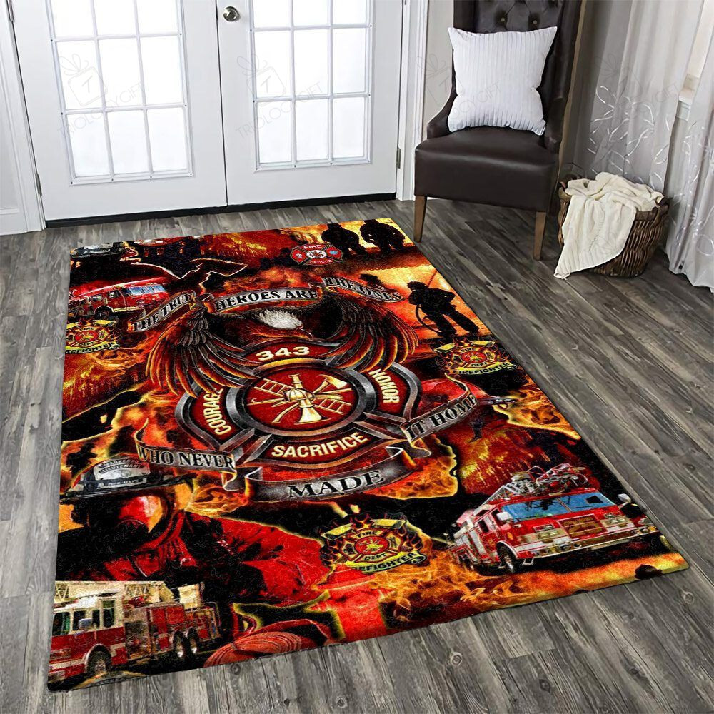 Firefighter Rectangle Rug Decor Area Rugs For Living Room Bedroom Kitchen Rugs Home Carpet Flooring TTG013540