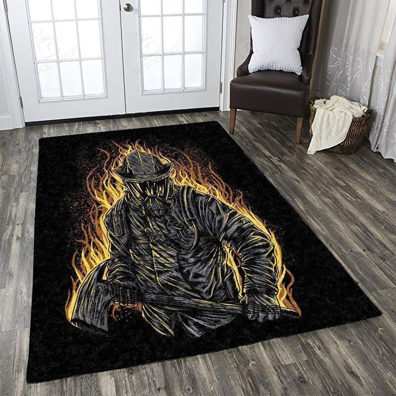 Firefighter Treat You Better Rectangle Rug Decor Area Rugs For Living Room Bedroom Kitchen Rugs Home Carpet Flooring TTG013544
