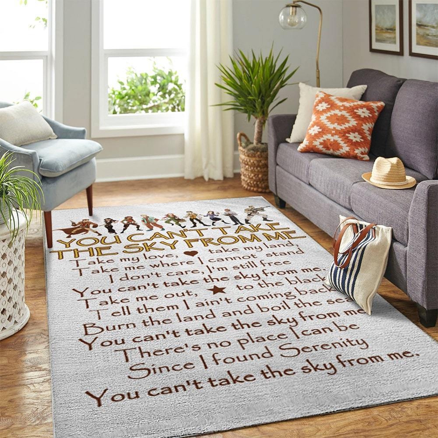 Firefly Tv Series Area Rug - Unique Anime Apparel for Fans