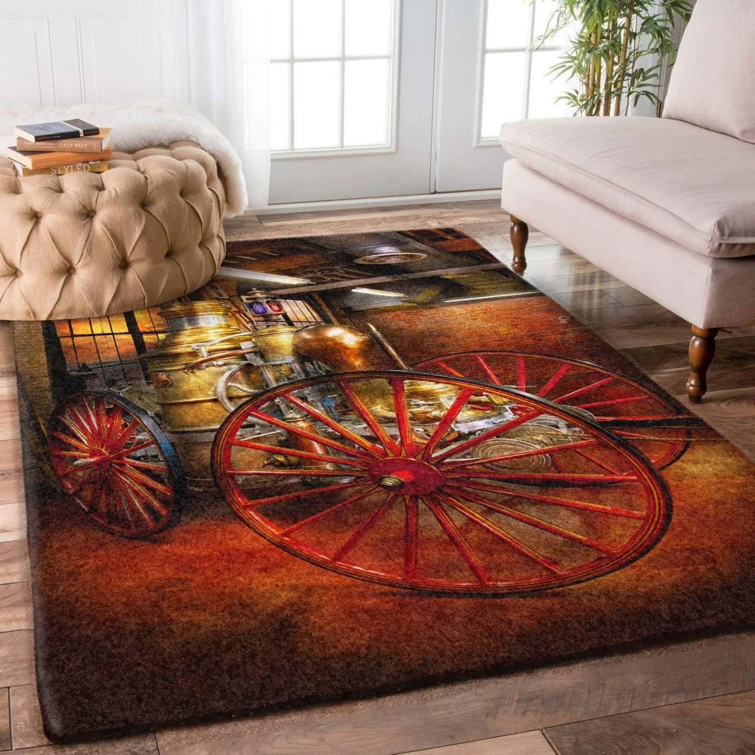 Fireman Rug - Unique Anime Apparel for Fans