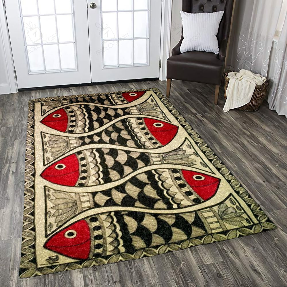 Fish Rectangle Rug Decor Area Rugs For Living Room Bedroom Kitchen Rugs Home Carpet Flooring TTG013591