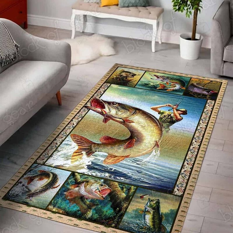 Fishing Rectangle Rug Decor Area Rugs For Living Room Bedroom Kitchen Rugs Home Carpet Flooring TTG013597