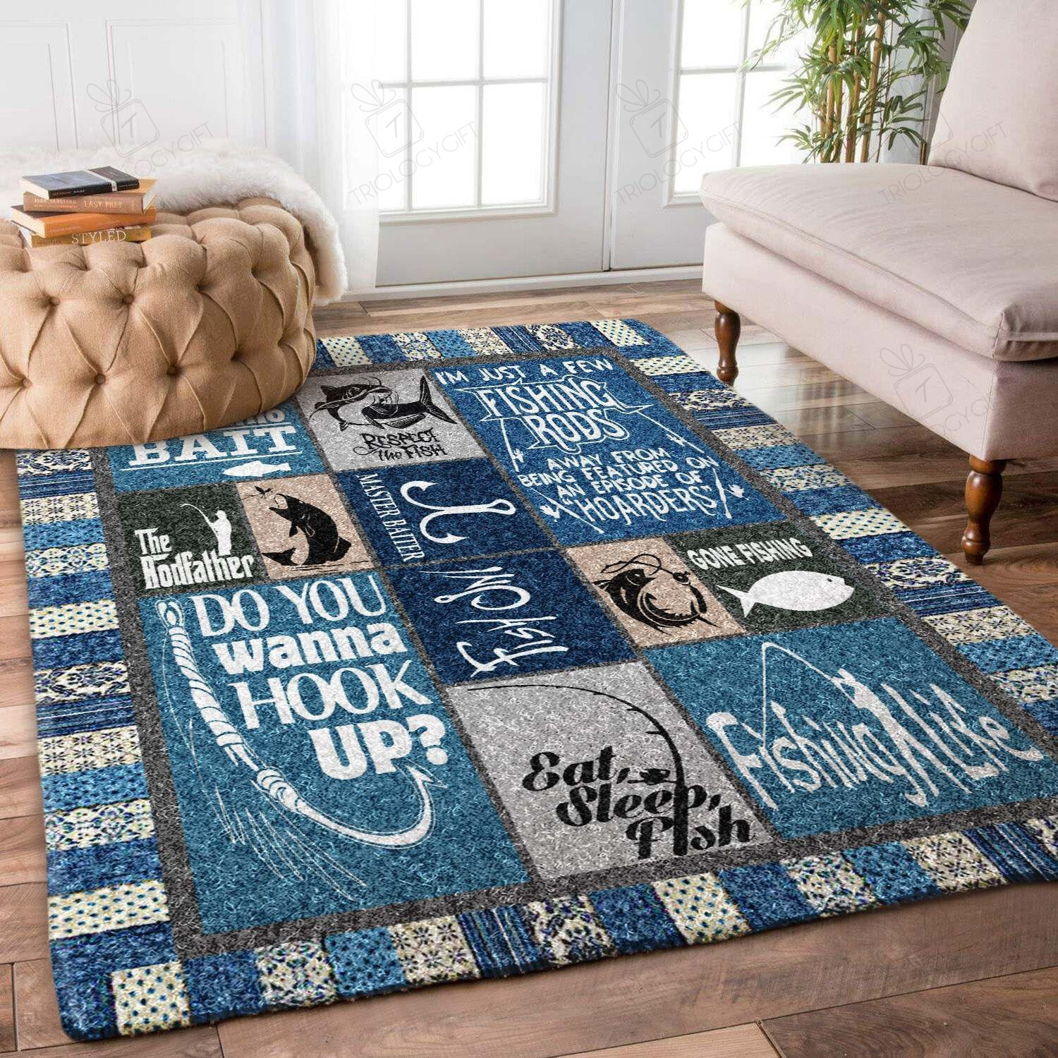 Fishing Rectangle Rug Decor Area Rugs For Living Room Bedroom Kitchen Rugs Home Carpet Flooring TTG013616