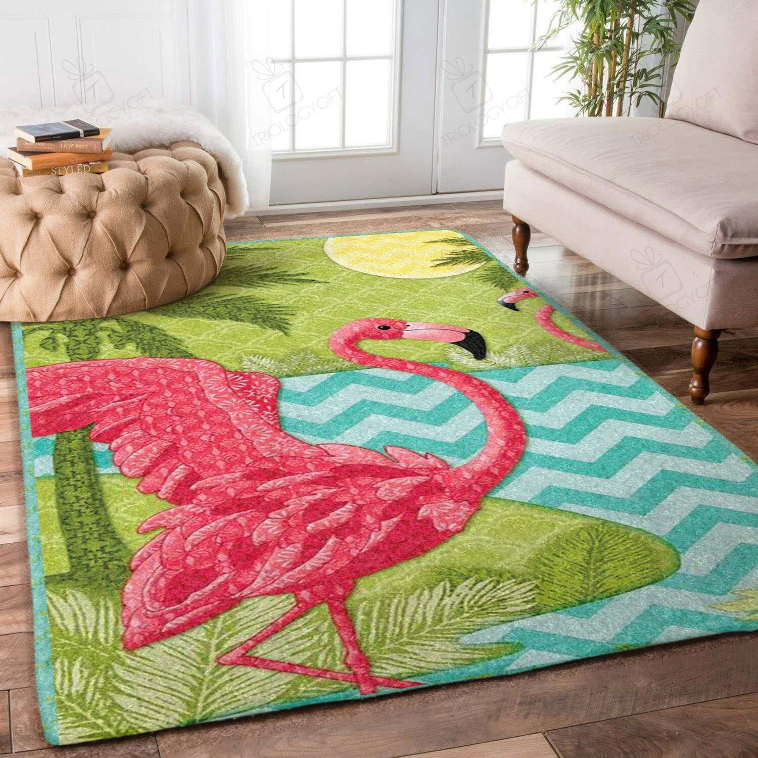 Flamingo Rectangle Rug Decor Area Rugs For Living Room Bedroom Kitchen Rugs Home Carpet Flooring TTG013640