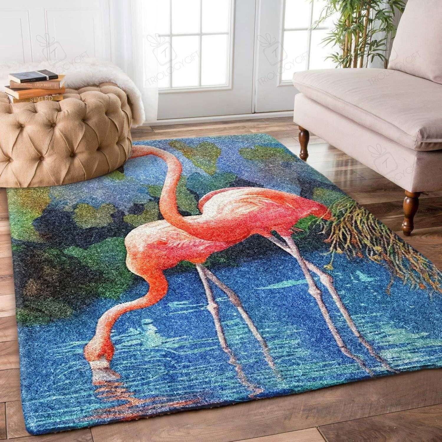 Flamingo Rectangle Rug Decor Area Rugs For Living Room Bedroom Kitchen Rugs Home Carpet Flooring TTG013642