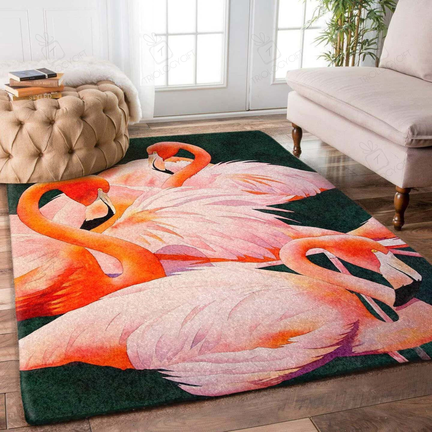 Flamingo Rectangle Rug Decor Area Rugs For Living Room Bedroom Kitchen Rugs Home Carpet Flooring TTG013643