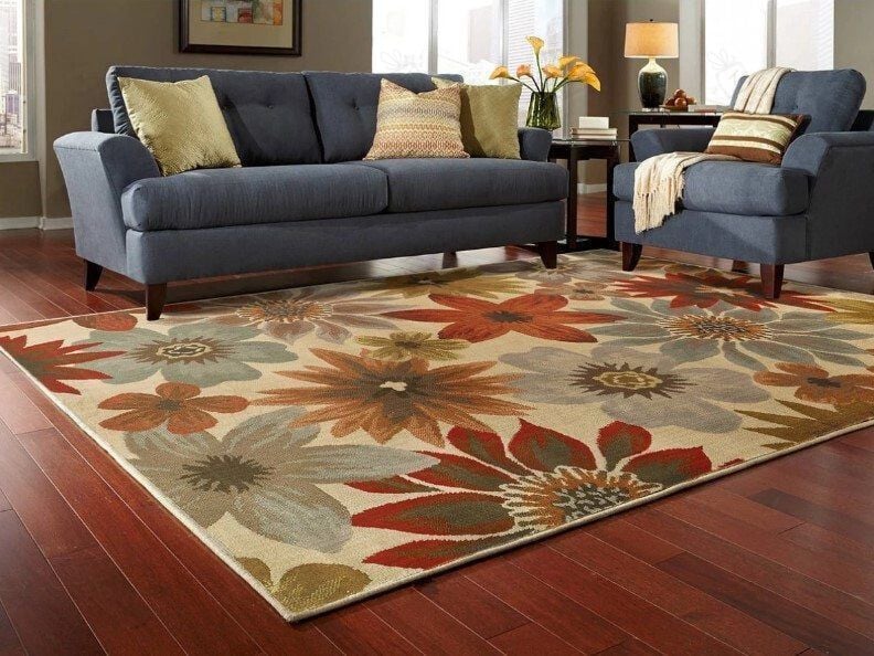 Floral Rectangle Rug Decor Area Rugs For Living Room Bedroom Kitchen Rugs Home Carpet Flooring TTG013670