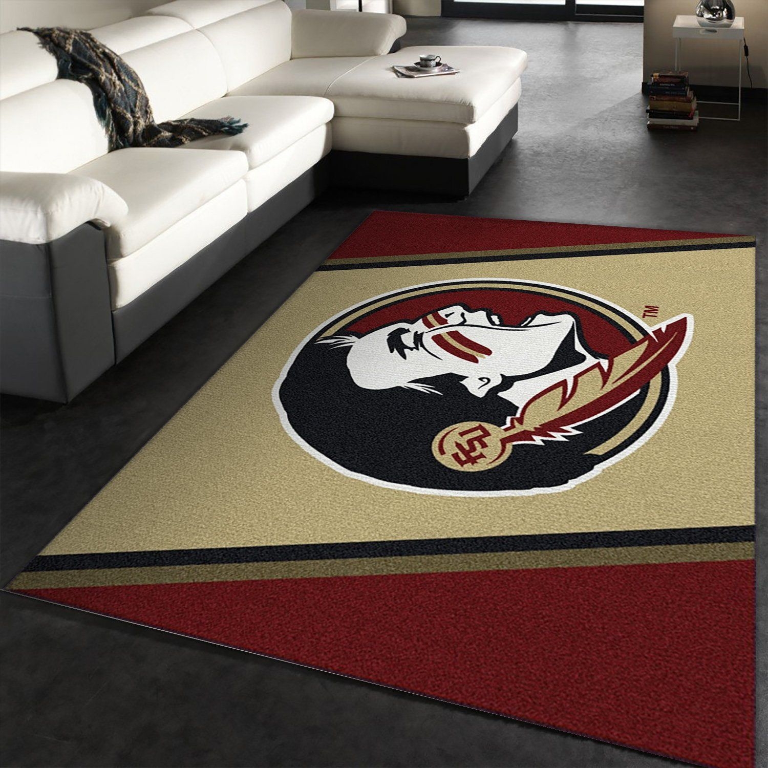 Florida State Rug Team Logo – Custom Size And Printing - Unique Anime Apparel for Fans