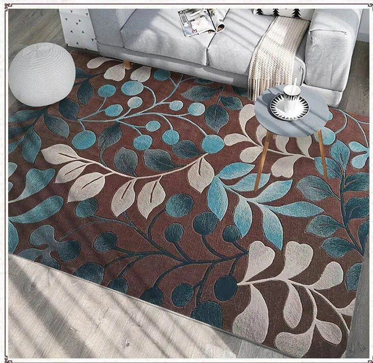 Flower Rectangle Rug Decor Area Rugs For Living Room Bedroom Kitchen Rugs Home Carpet Flooring TTG013714