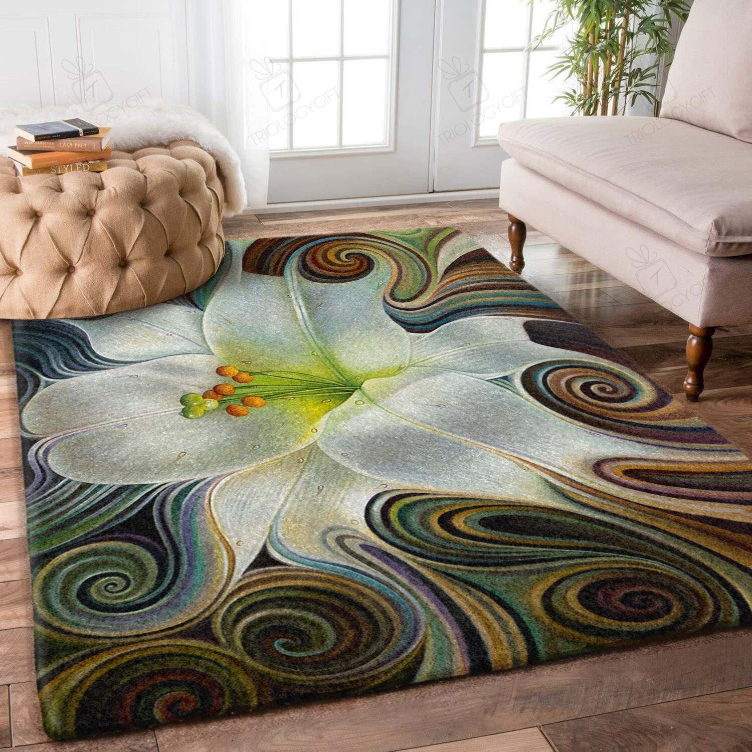 Flower Rectangle Rug Decor Area Rugs For Living Room Bedroom Kitchen Rugs Home Carpet Flooring TTG013715