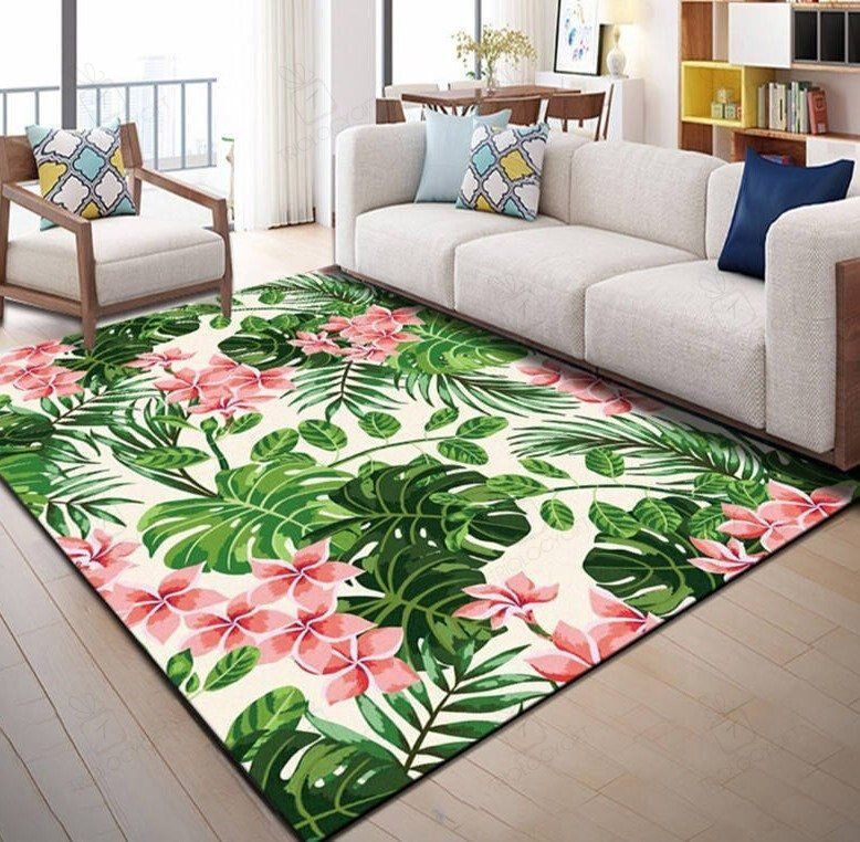 Flower Rectangle Rug Decor Area Rugs For Living Room Bedroom Kitchen Rugs Home Carpet Flooring TTG013730