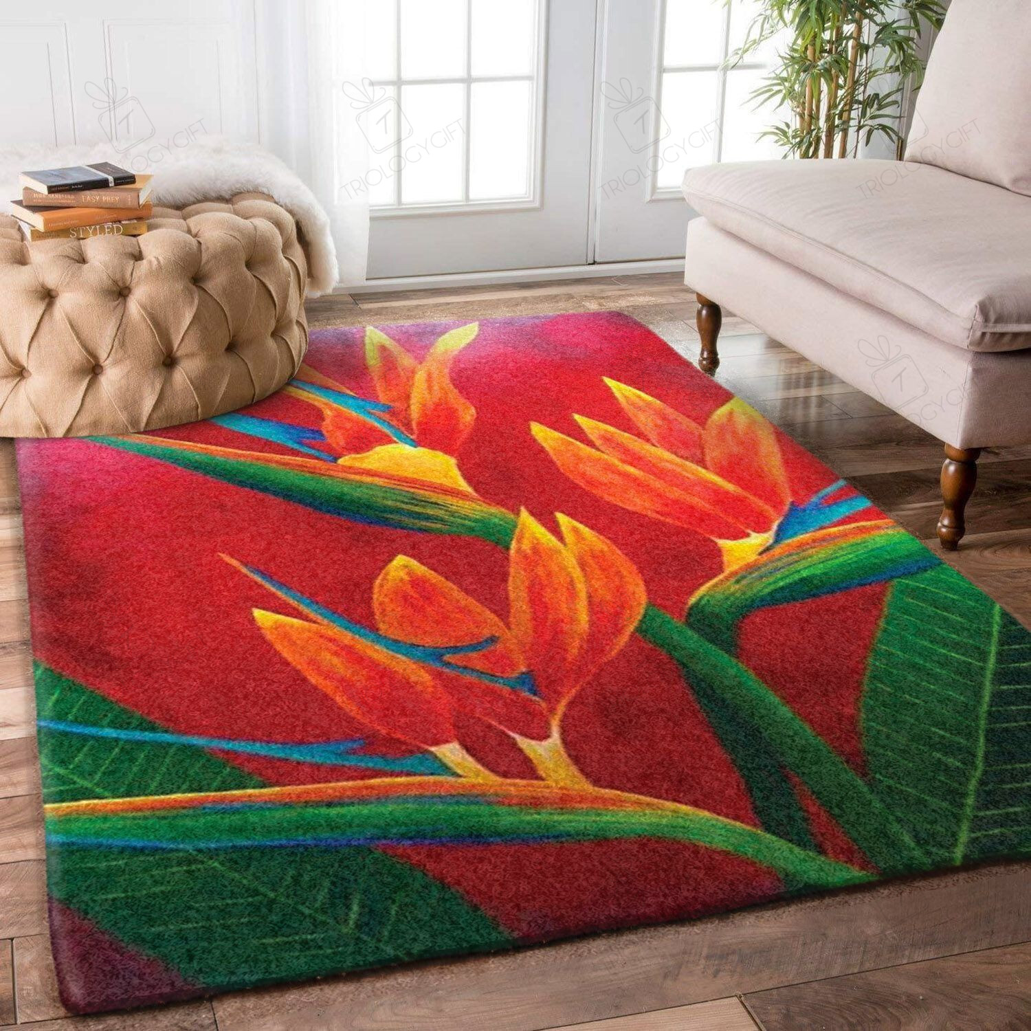 Flower Rectangle Rug Decor Area Rugs For Living Room Bedroom Kitchen Rugs Home Carpet Flooring TTG013744
