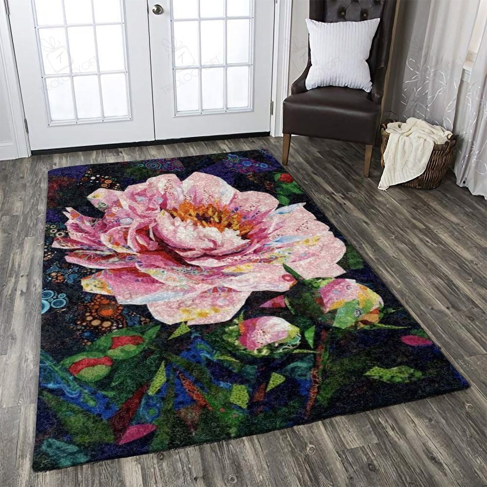 Flower Rectangle Rug Decor Area Rugs For Living Room Bedroom Kitchen Rugs Home Carpet Flooring TTG013747