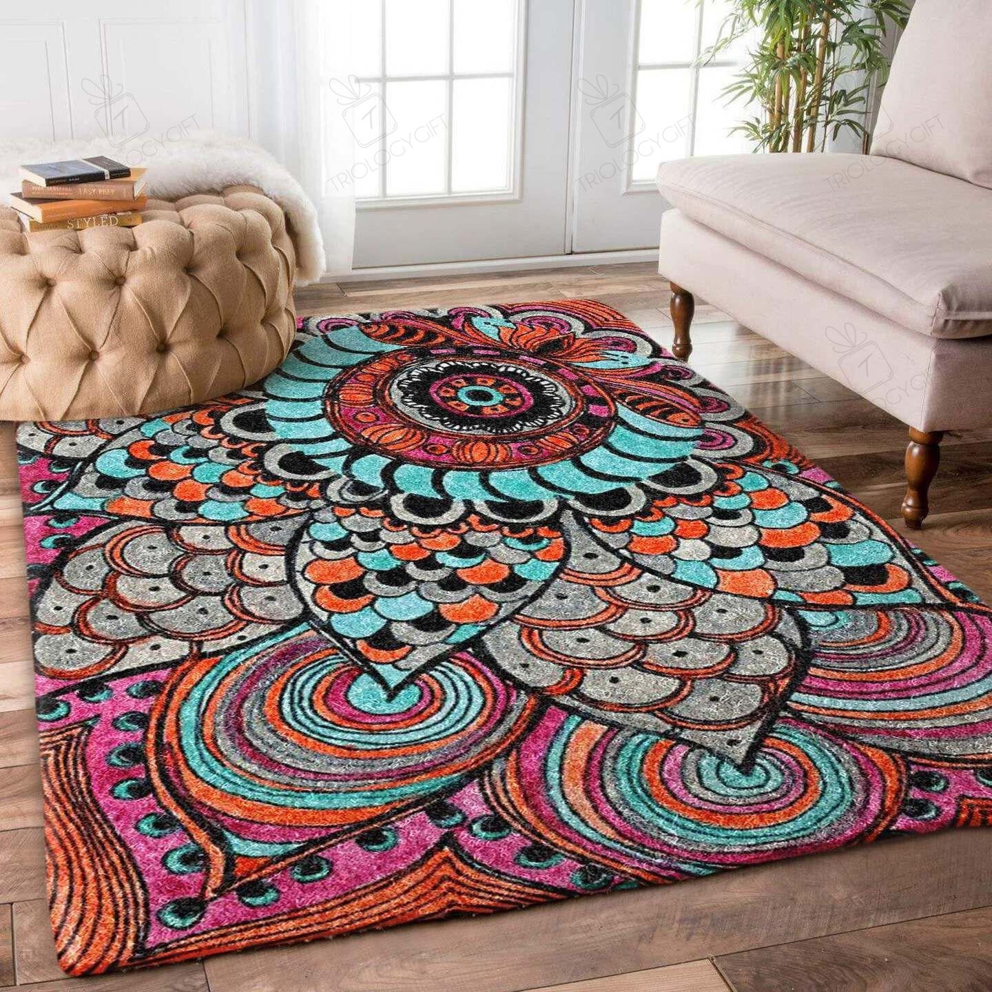 Flower Rectangle Rug Decor Area Rugs For Living Room Bedroom Kitchen Rugs Home Carpet Flooring TTG013750