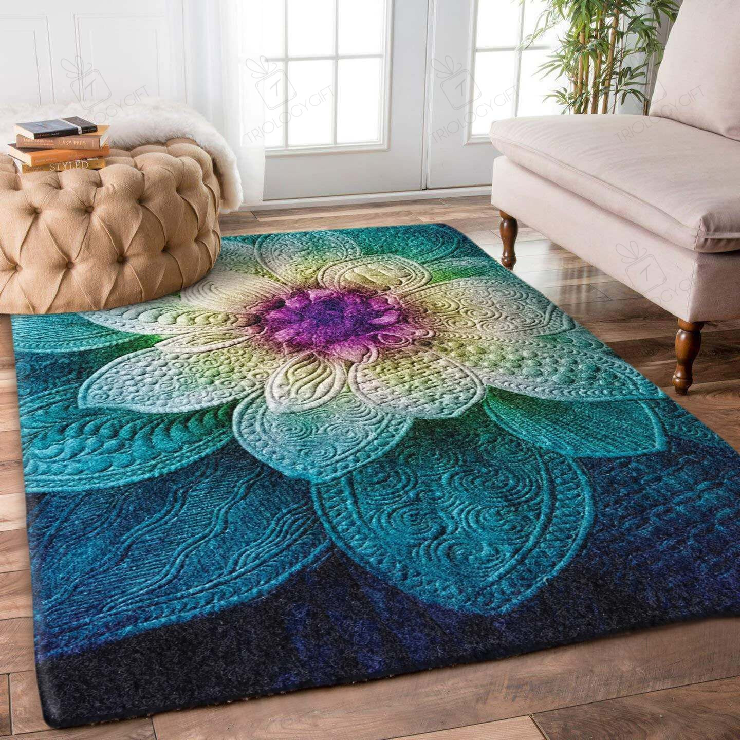Flower Rectangle Rug Decor Area Rugs For Living Room Bedroom Kitchen Rugs Home Carpet Flooring TTG013764