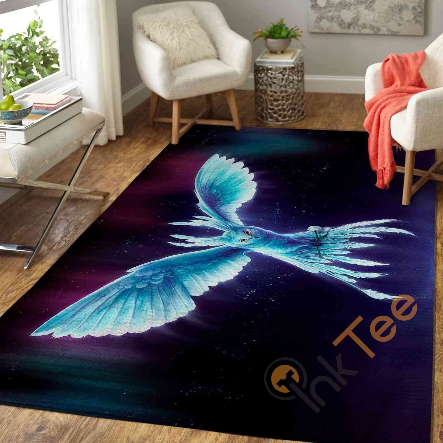 Flying Owl Area Rug - Unique Anime Apparel for Fans