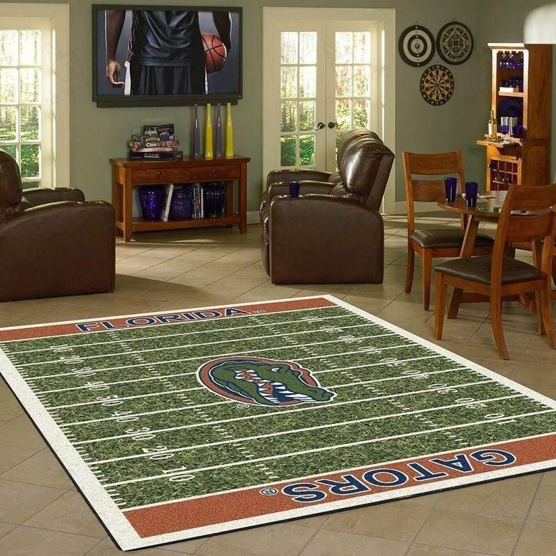 Football Fans Florida GatoTTG Home Field Football Rectangle Area Rugs Carpet For Living Room, Bedroom, Kitchen Rugs, Non-Slip Carpet Rp123164