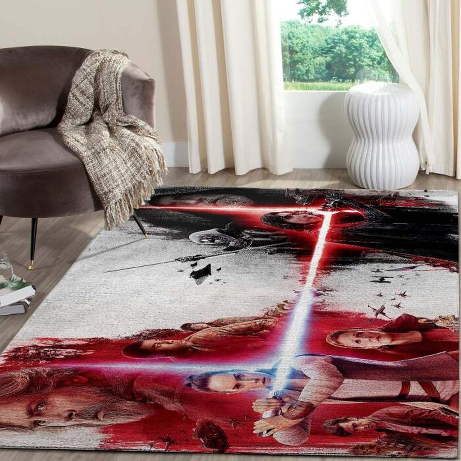Force Awakens SuperHero Rug &#8211 Custom Size And Printing - Unique Anime Apparel for Fans