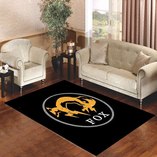 Fox Metal Gear Solid V The Phantom Pain Rectangle Rug Decor Area Rugs For Living Room Bedroom Kitchen Rugs Home Carpet Flooring TTG013943