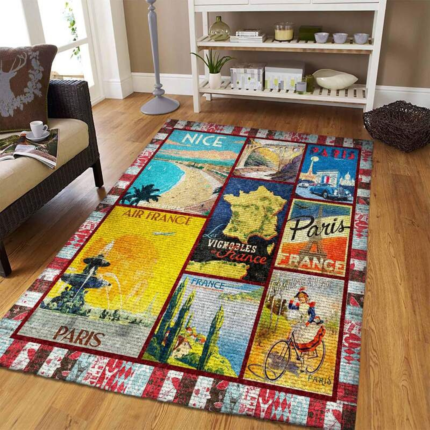 France Rug - Unique Anime Apparel for Fans