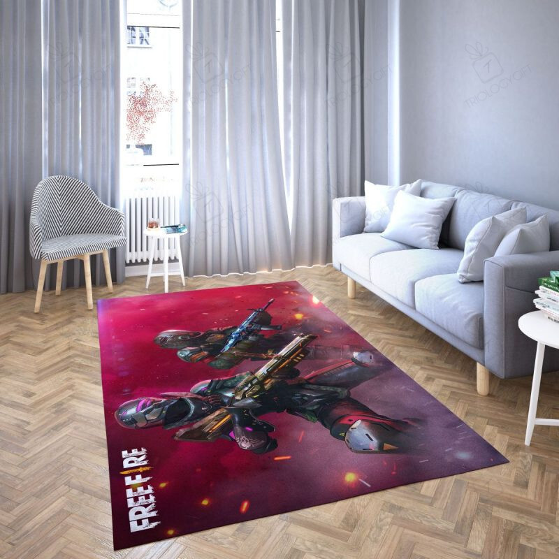 Free Fire Game Favorite 10 Rectangle Rug Decor Area Rugs For Living Room Bedroom Kitchen Rugs Home Carpet Flooring TTG014019