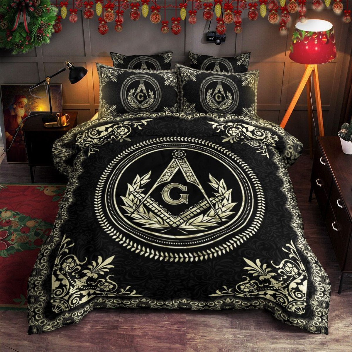 Freemason Bed Sheets Spread Duvet Cover Bedding Set - Unique Anime Apparel for Fans