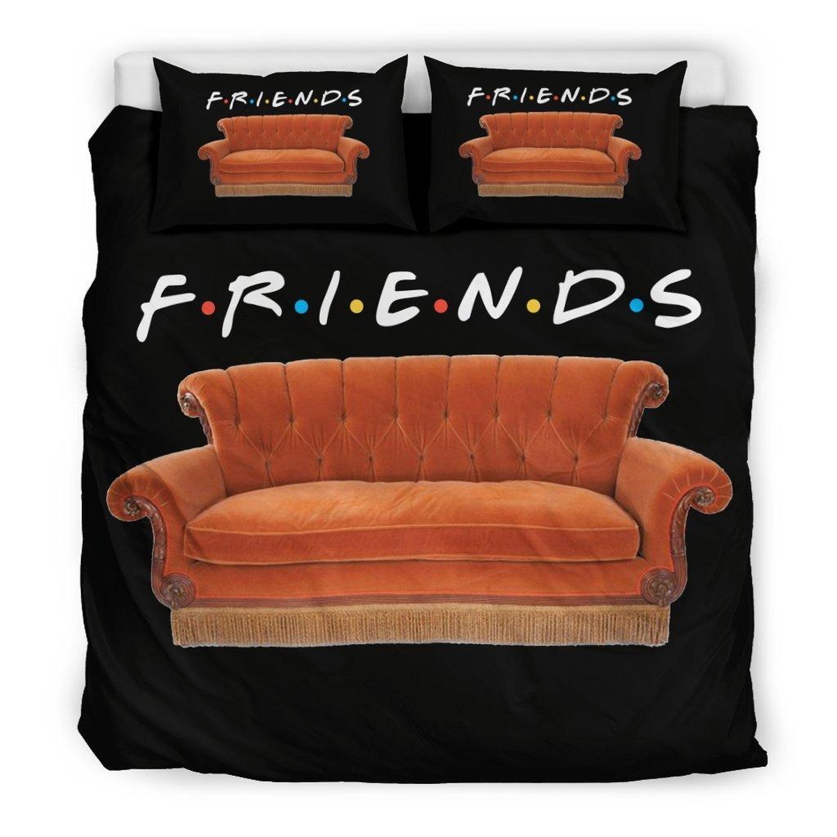 Friends Bedding Set 1 (Duvet Cover & Pillow Cases) - Unique Anime Apparel for Fans