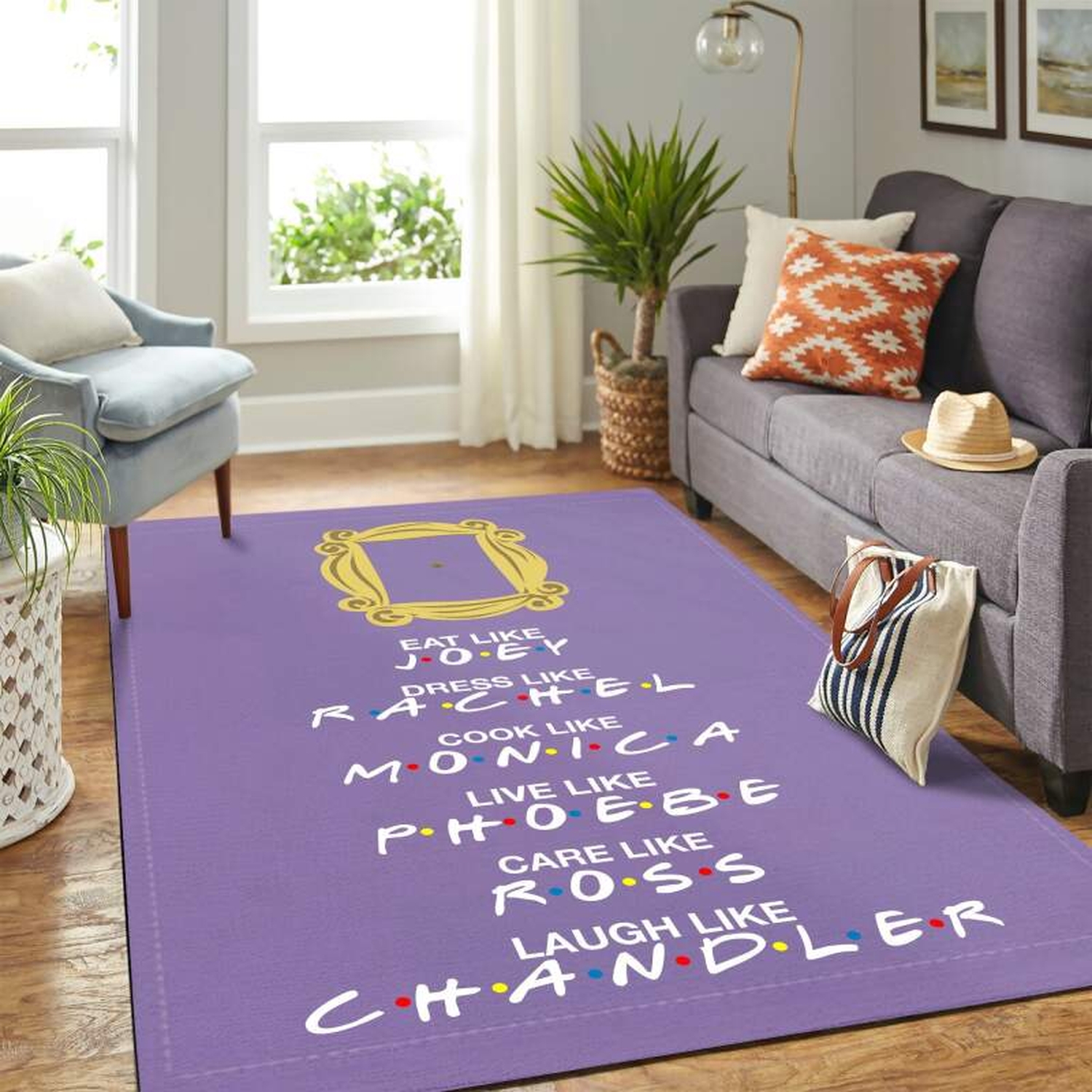 Friends Tv Show Carpet Area Rug - Unique Anime Apparel for Fans