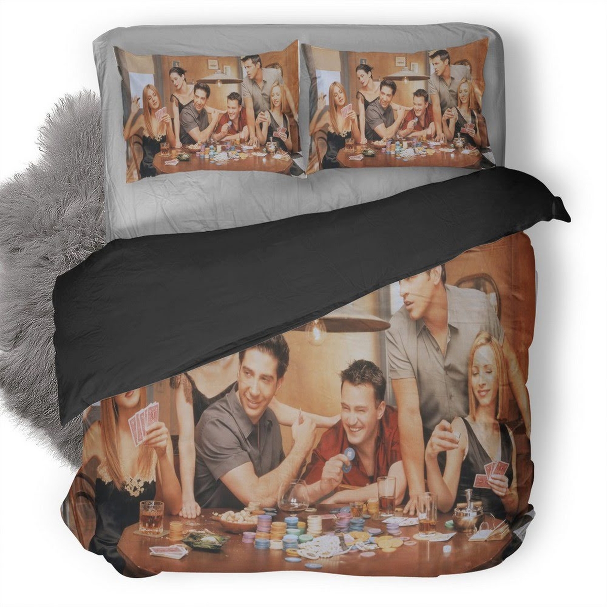 Friends Tv Show Duvet Cover Bedding Set - Unique Anime Apparel for Fans