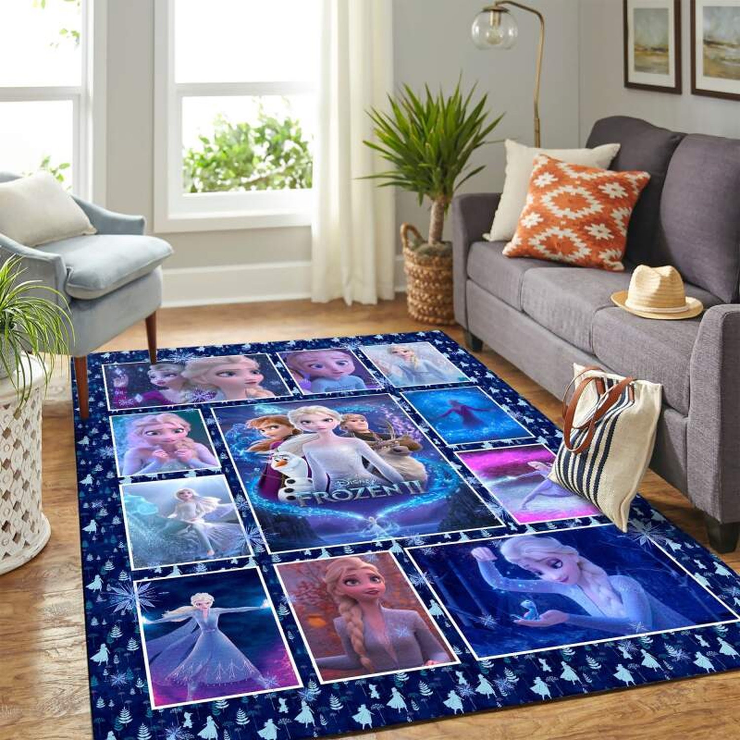 Frozen Carpet Floor Area Rug - Unique Anime Apparel for Fans