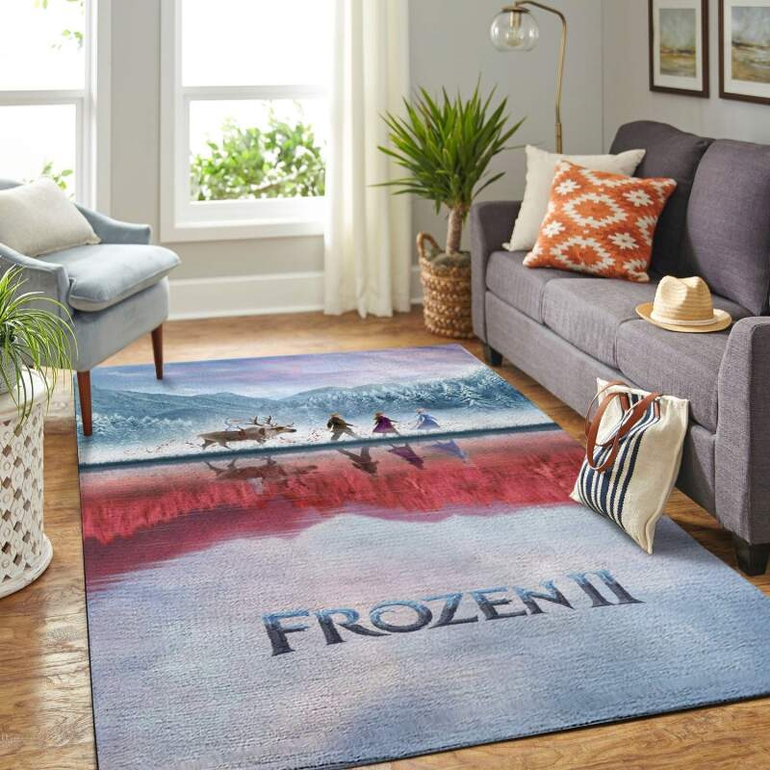 Frozen Ii Living Room Area Rug - Unique Anime Apparel for Fans
