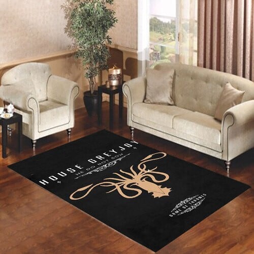 Game Of Thrones House Greyjoy Rectangle Rug Decor Area Rugs For Living Room Bedroom Kitchen Rugs Home Carpet Flooring TTG014190