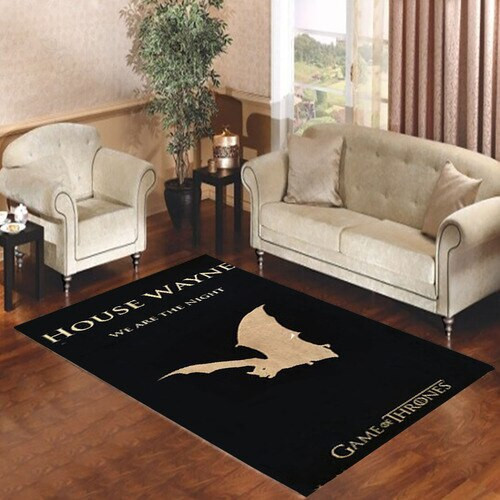 Game Of Thrones House Wayne Rectangle Rug Decor Area Rugs For Living Room Bedroom Kitchen Rugs Home Carpet Flooring TTG014235