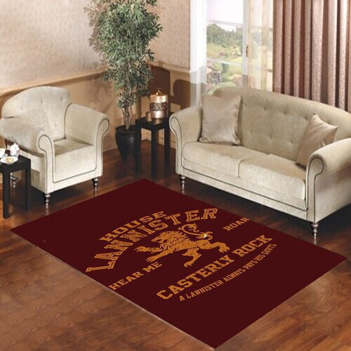 Game Of Thrones Huose Of Lannister 2 Rectangle Rug Decor Area Rugs For Living Room Bedroom Kitchen Rugs Home Carpet Flooring TTG014236