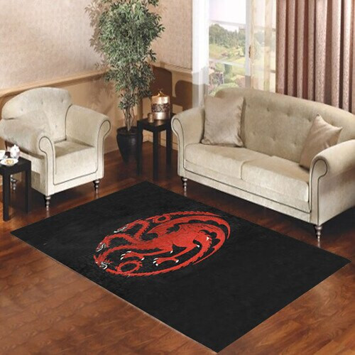 Game Of Thrones Targaryen Rectangle Rug Decor Area Rugs For Living Room Bedroom Kitchen Rugs Home Carpet Flooring TTG014259